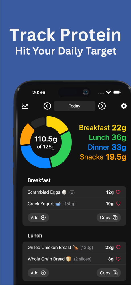 Daily Protein screenshot 1