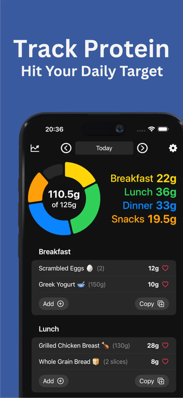 Daily Protein screenshot 1